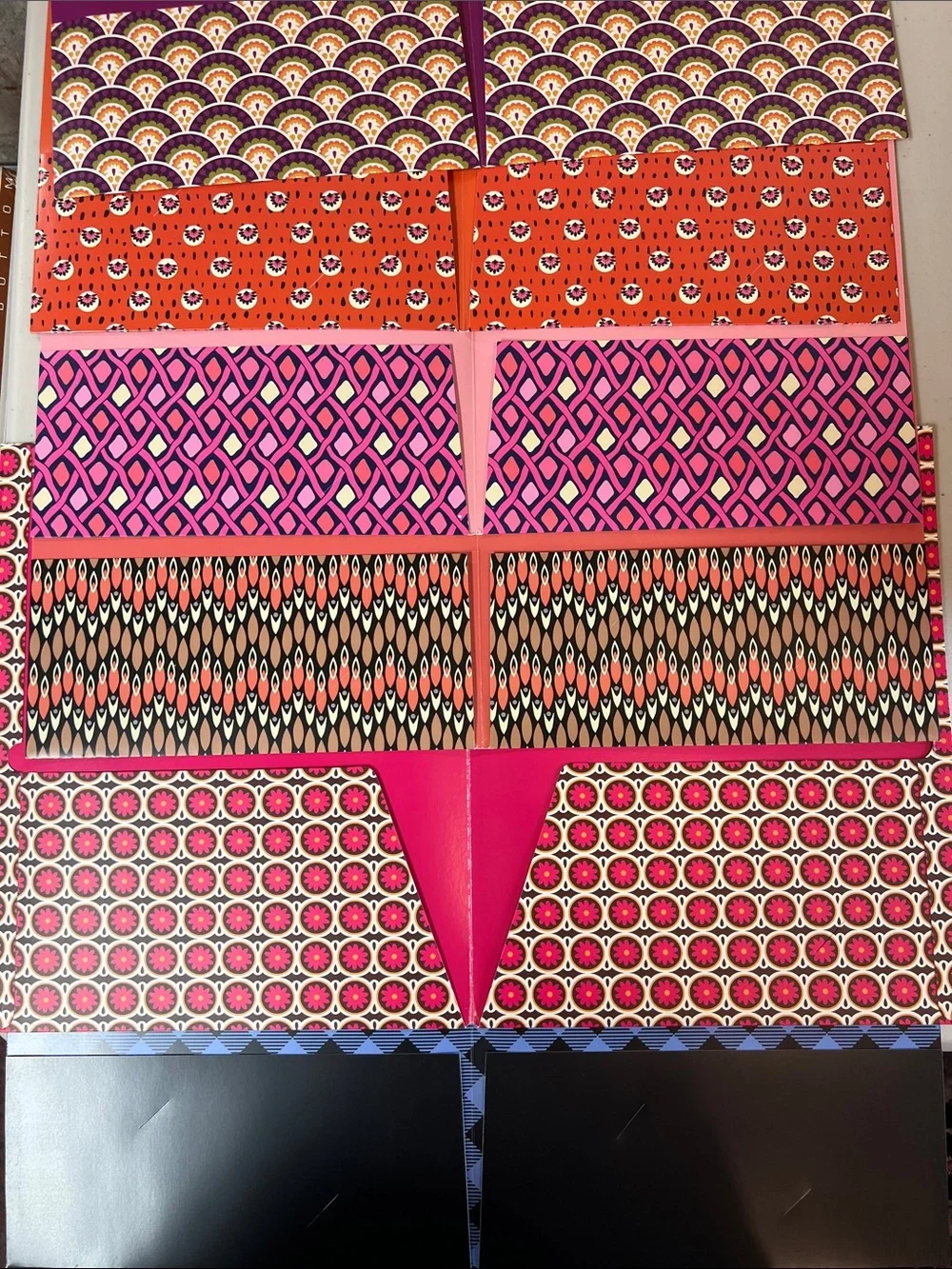 Vera Bradley Lot of 6 Pocket Folders matches Purses Bags